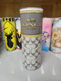 Fancy Carriage Purse Tumbler